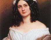 约瑟夫卡尔斯蒂勒 - Portrait of Rosalie Julie Freifrau